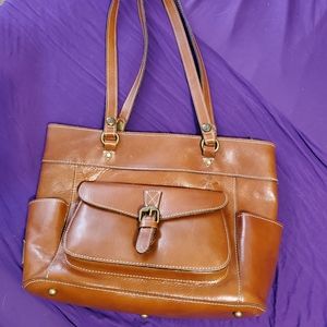 Patricia nash oiled leather bolsena tote